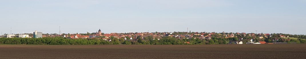 Panoramablick auf Könnern